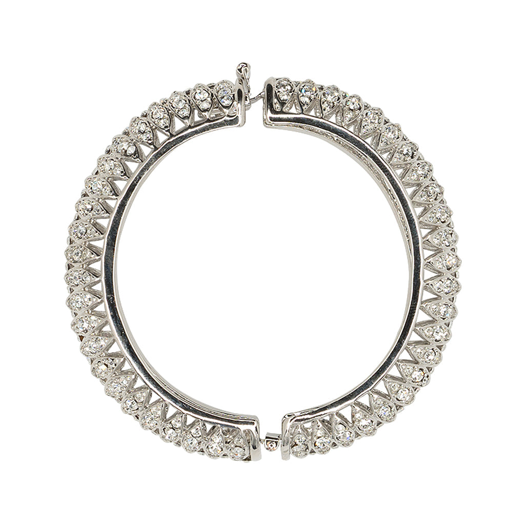 Jackie Kennedy Onassis Crystal Pavé Bangle
