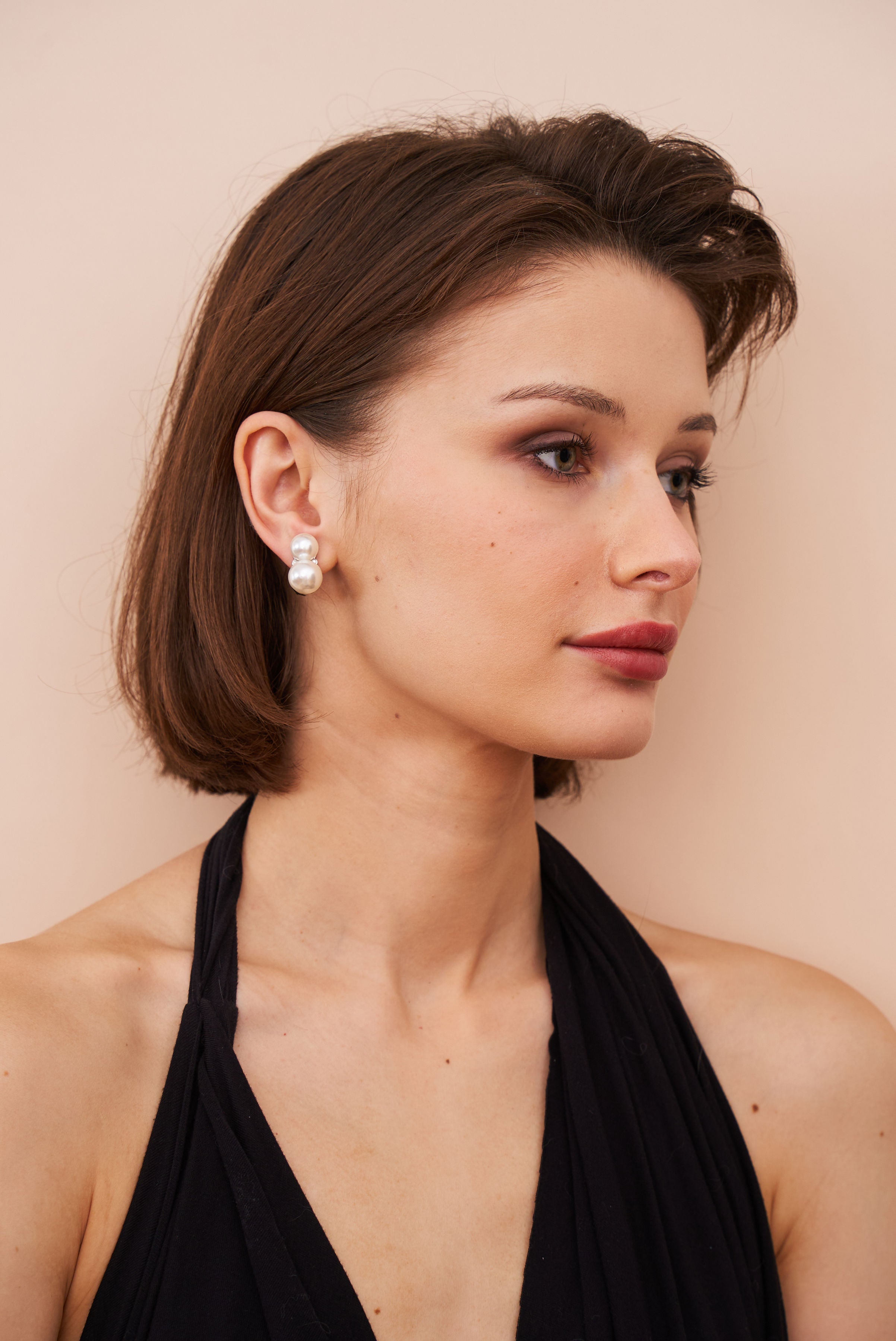 Double Cultura Pearl Clip-On Earrings