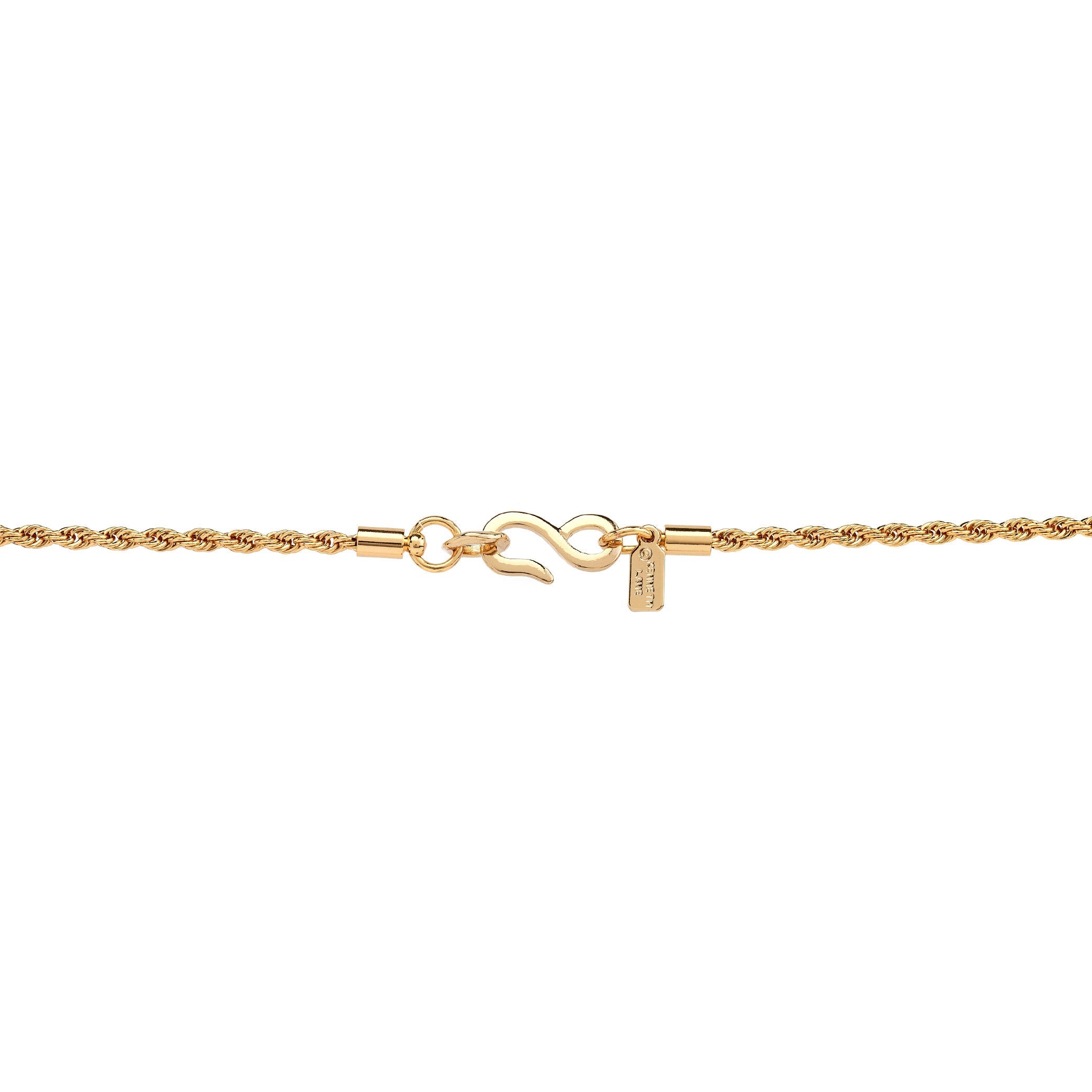 Gold Studded Crystal Strawberry Necklace