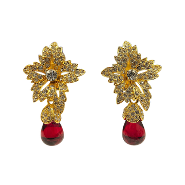 Jackie Kennedy Onassis Foliate Clip-On Earrings
