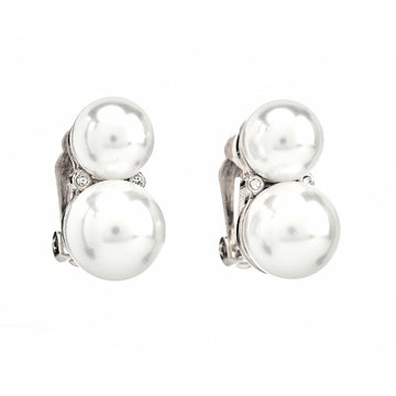 Double Cultura Pearl Clip-On Earrings