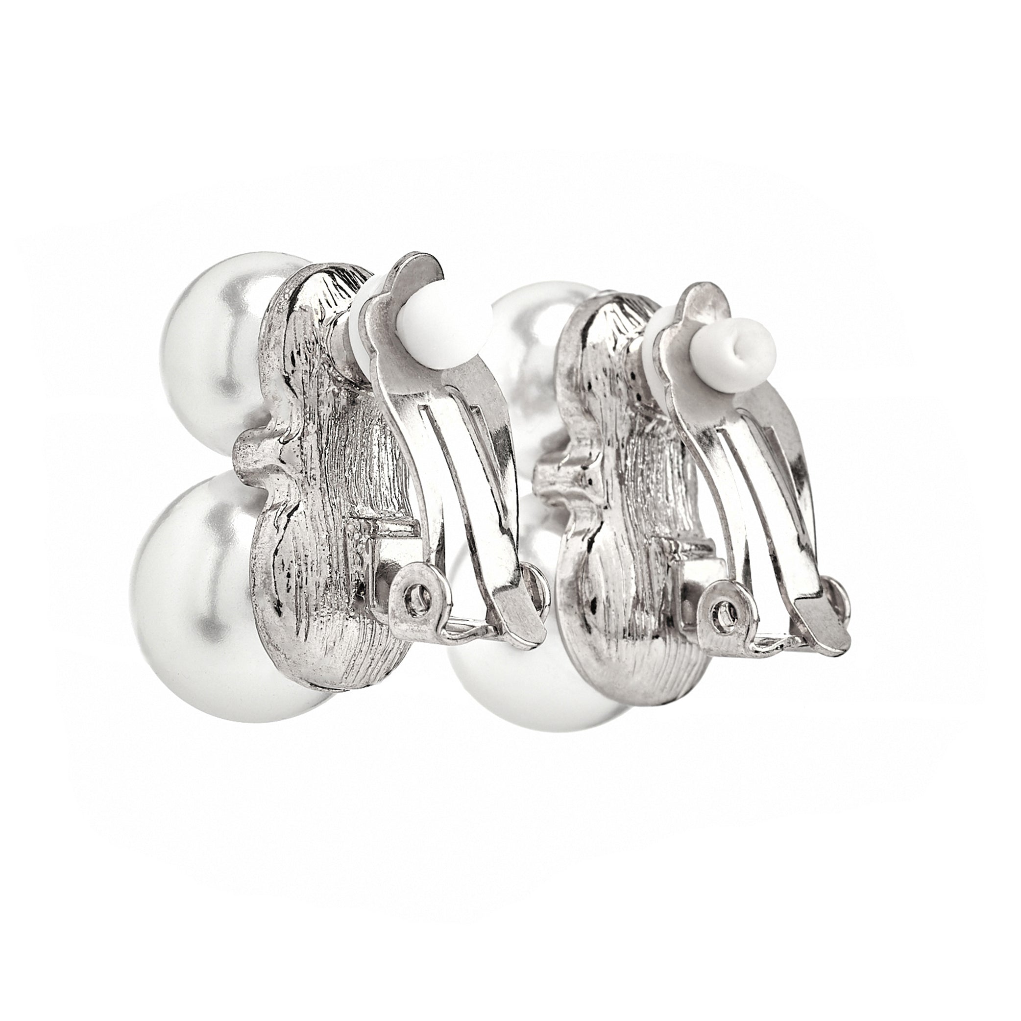 Double Cultura Pearl Clip-On Earrings