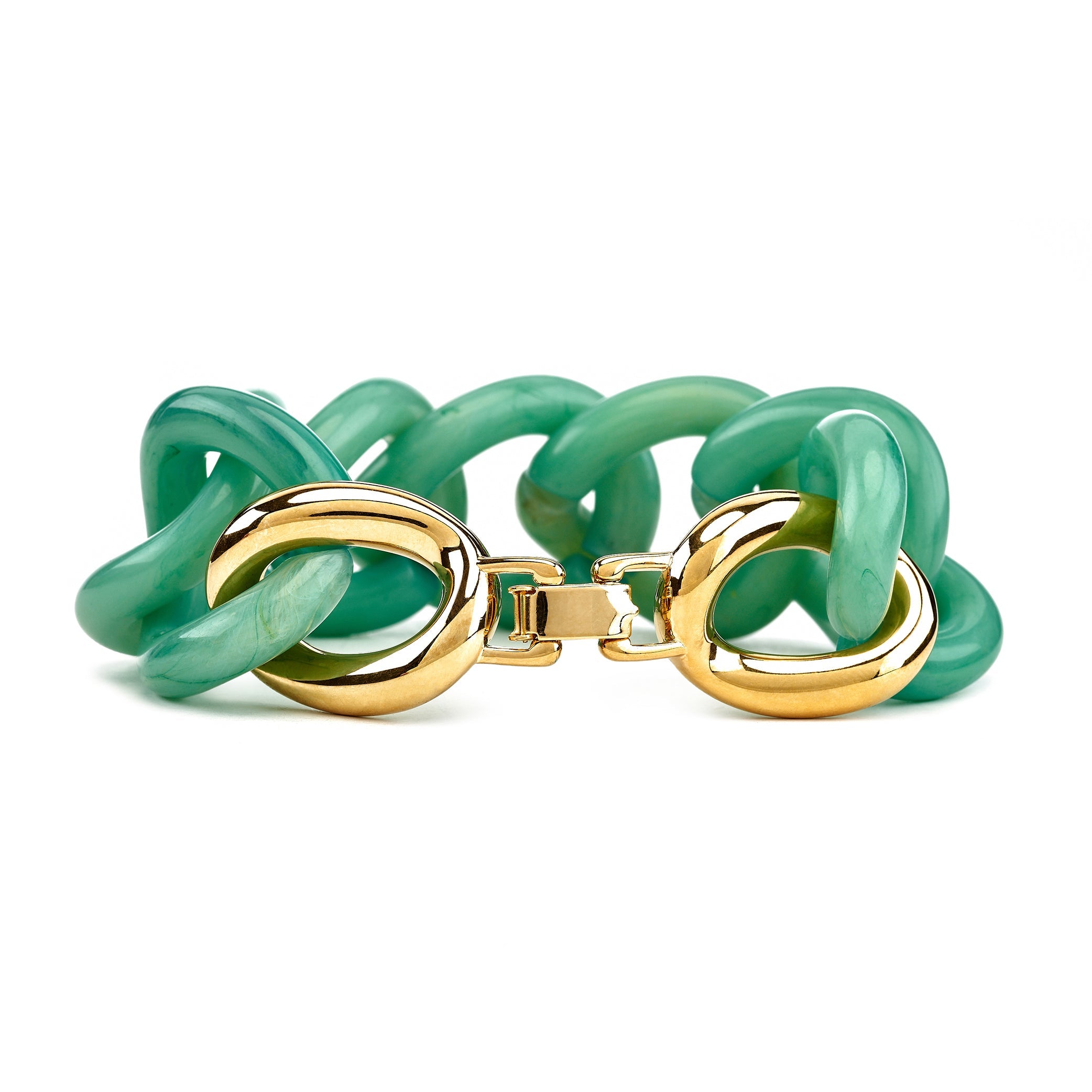 Jade Resin Link Bracelet