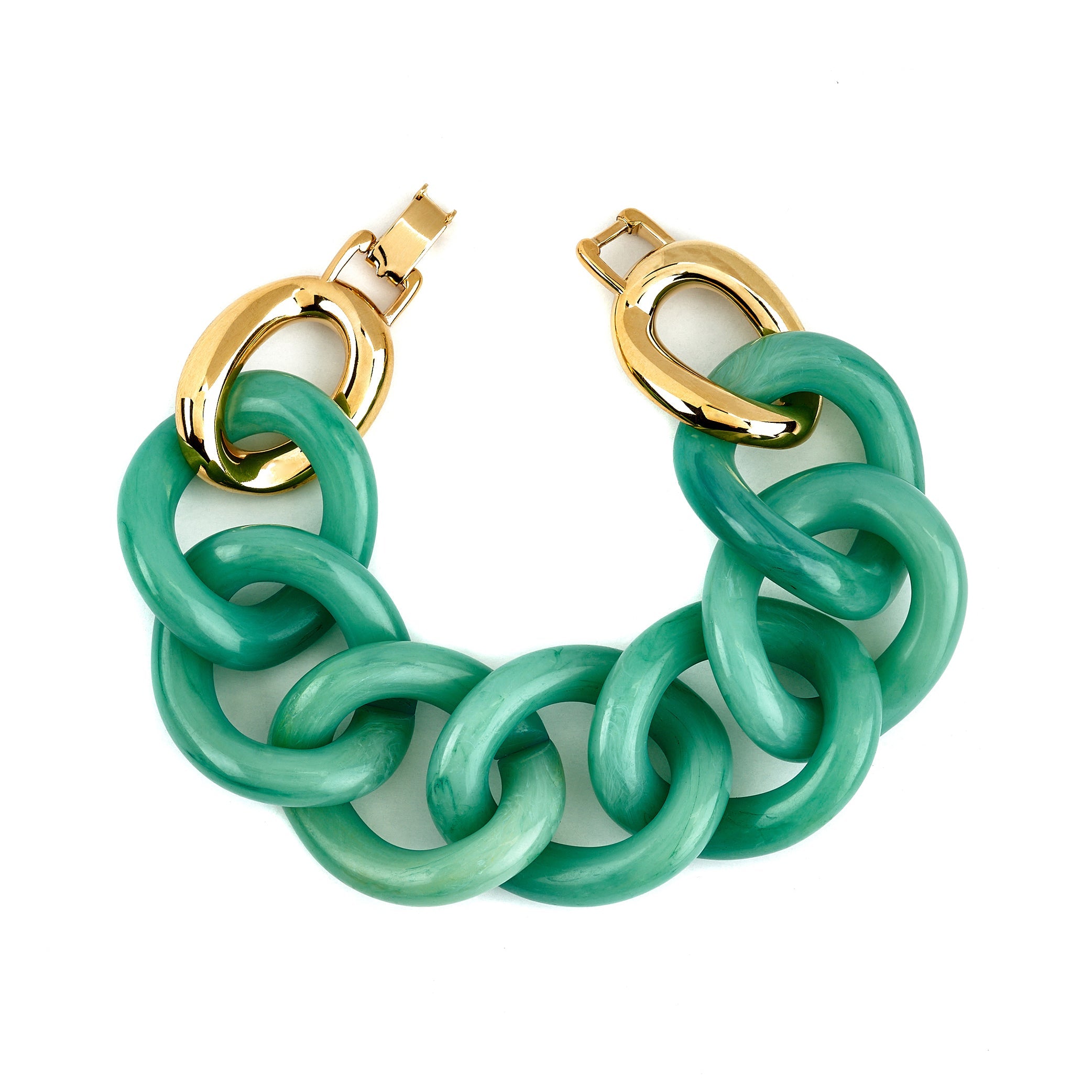 Jade Resin Link Bracelet