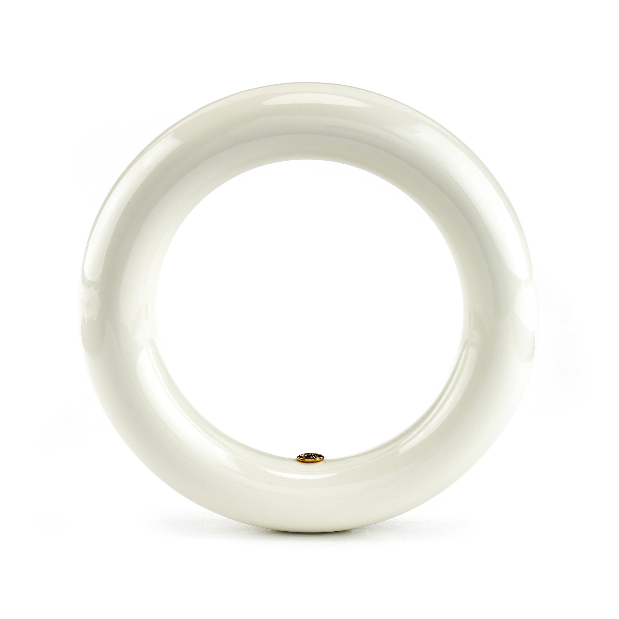 White Resin Bangle