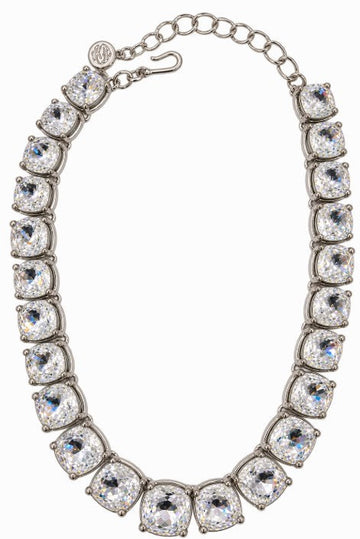 Crystal Graduated Stone Headlight Necklace