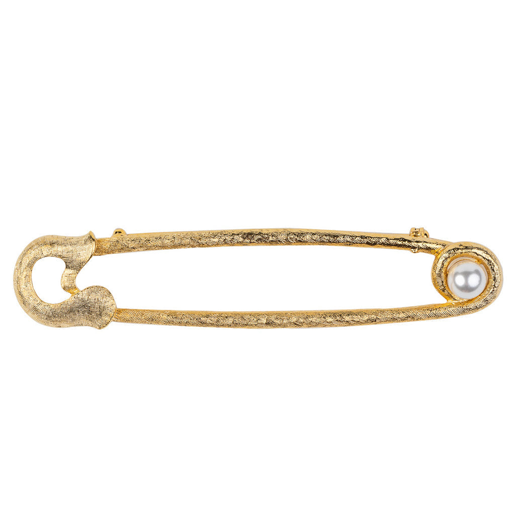 Safety Pin Brooch