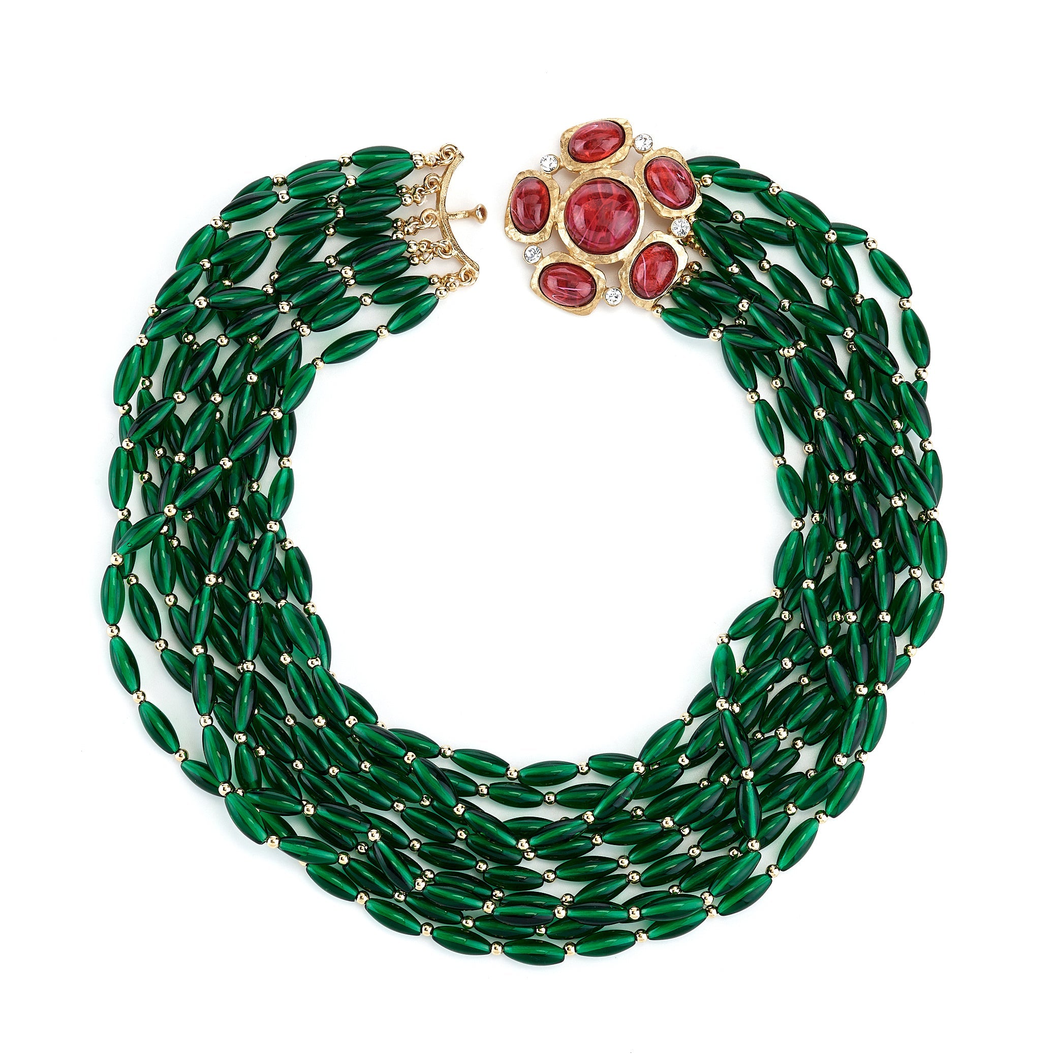 Emerald Bead Necklace