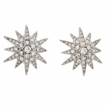 Flared Star Clip-On Earrings