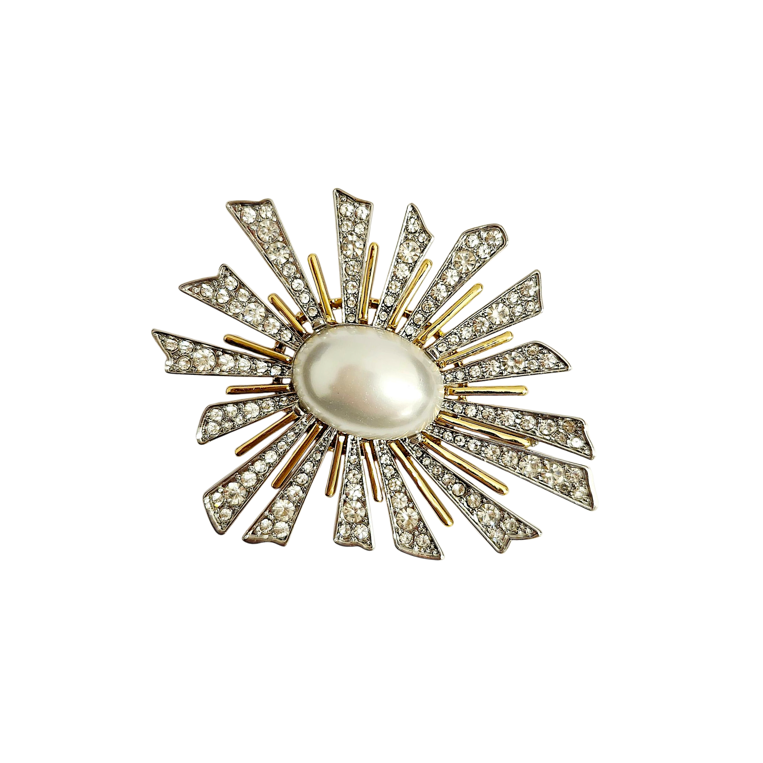 Pearl Cabochon Center Pin