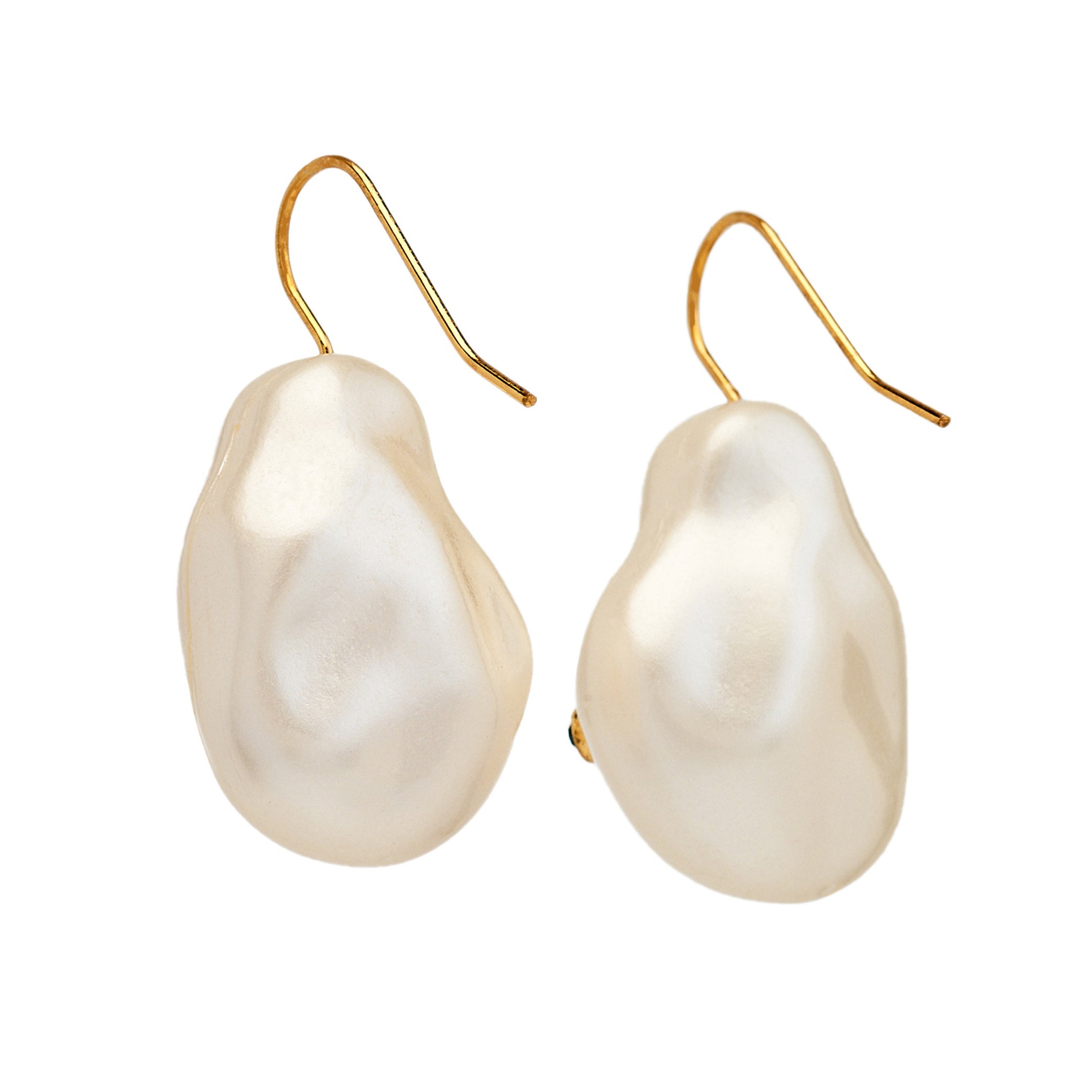 Pearl Multi-Color Dot Drop Earrings