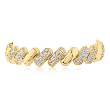 Pavé Twist Link Bracelet