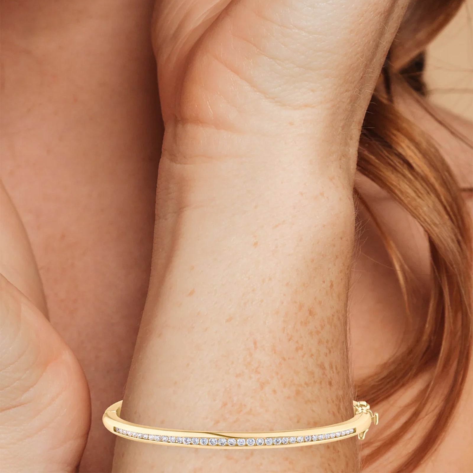 Delicate CZ Inlay Bracelet