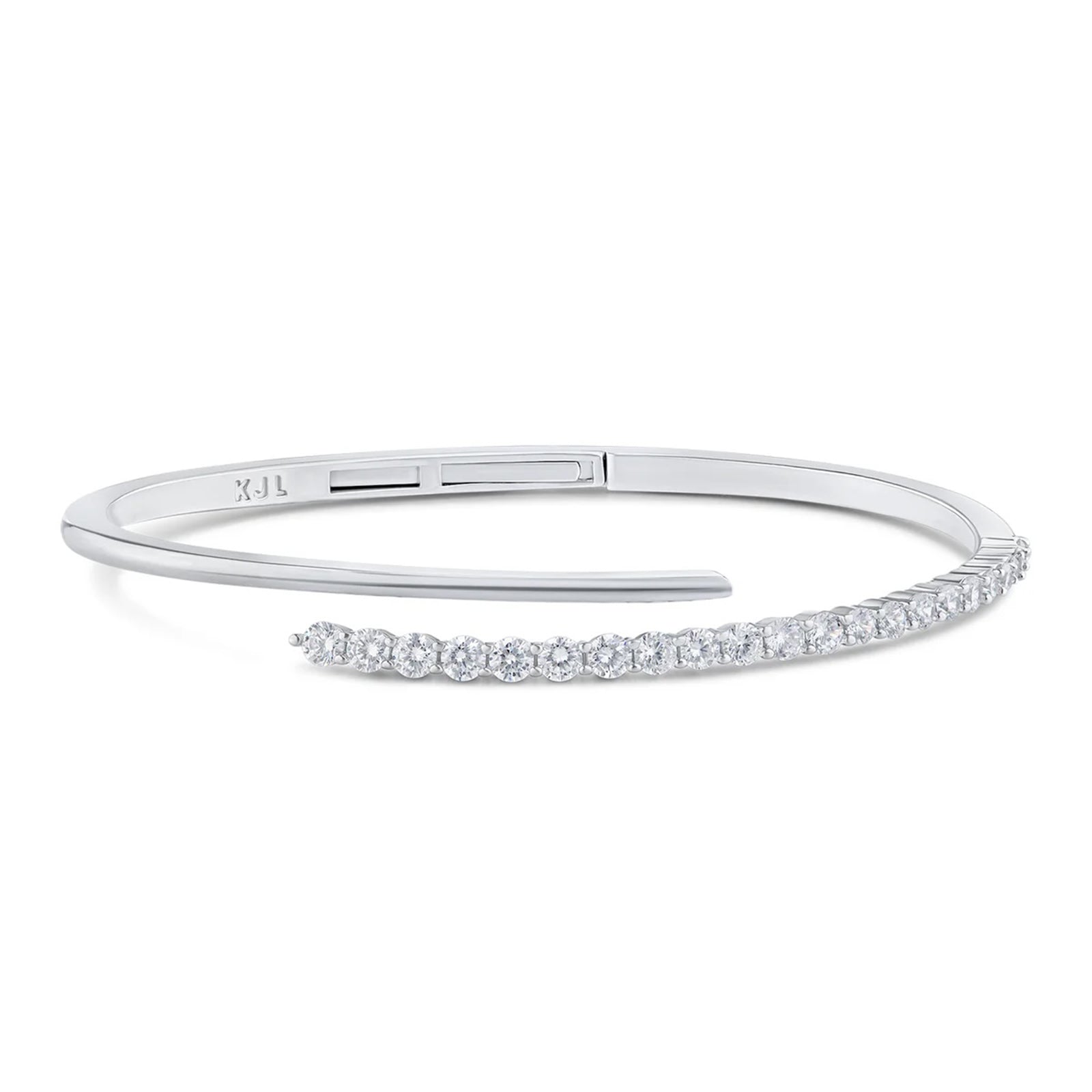 Round CZ Wrap Bracelet