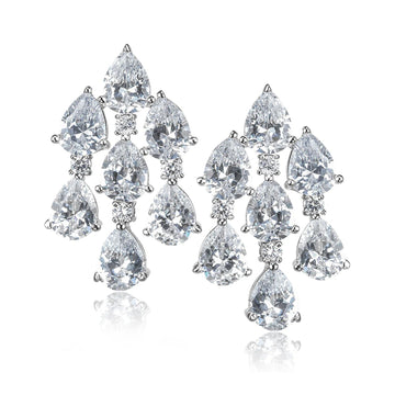 Cascading Pear CZ Drops