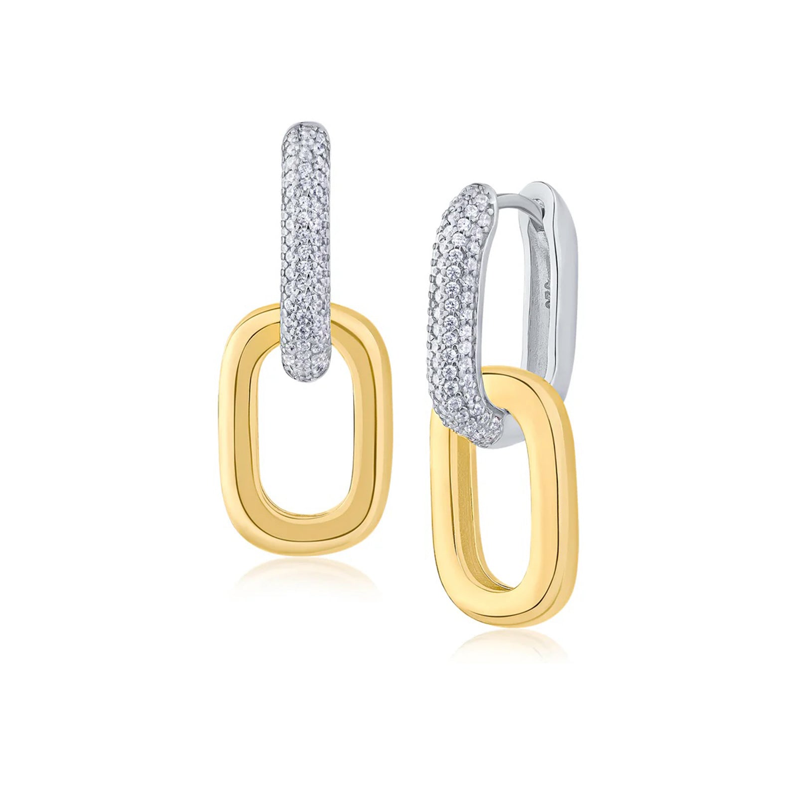 Double Link Earrings