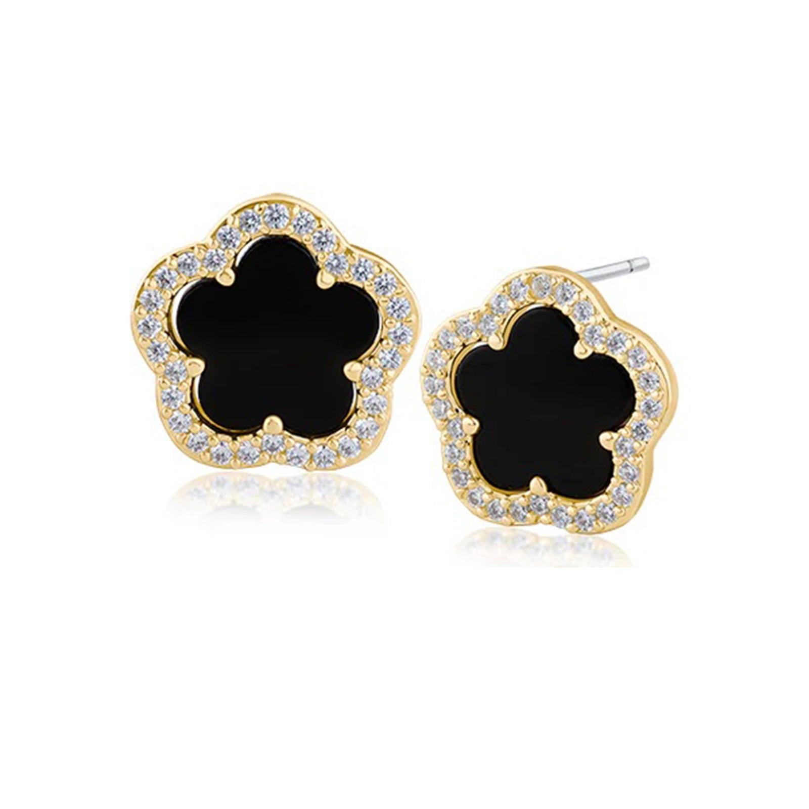 Clover and Pave Studs