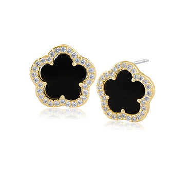 Clover and Pave Studs