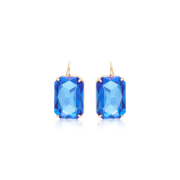 Sapphire Fishook Earrings