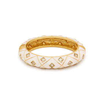 Crystal Diamonds Bangle Bracelet