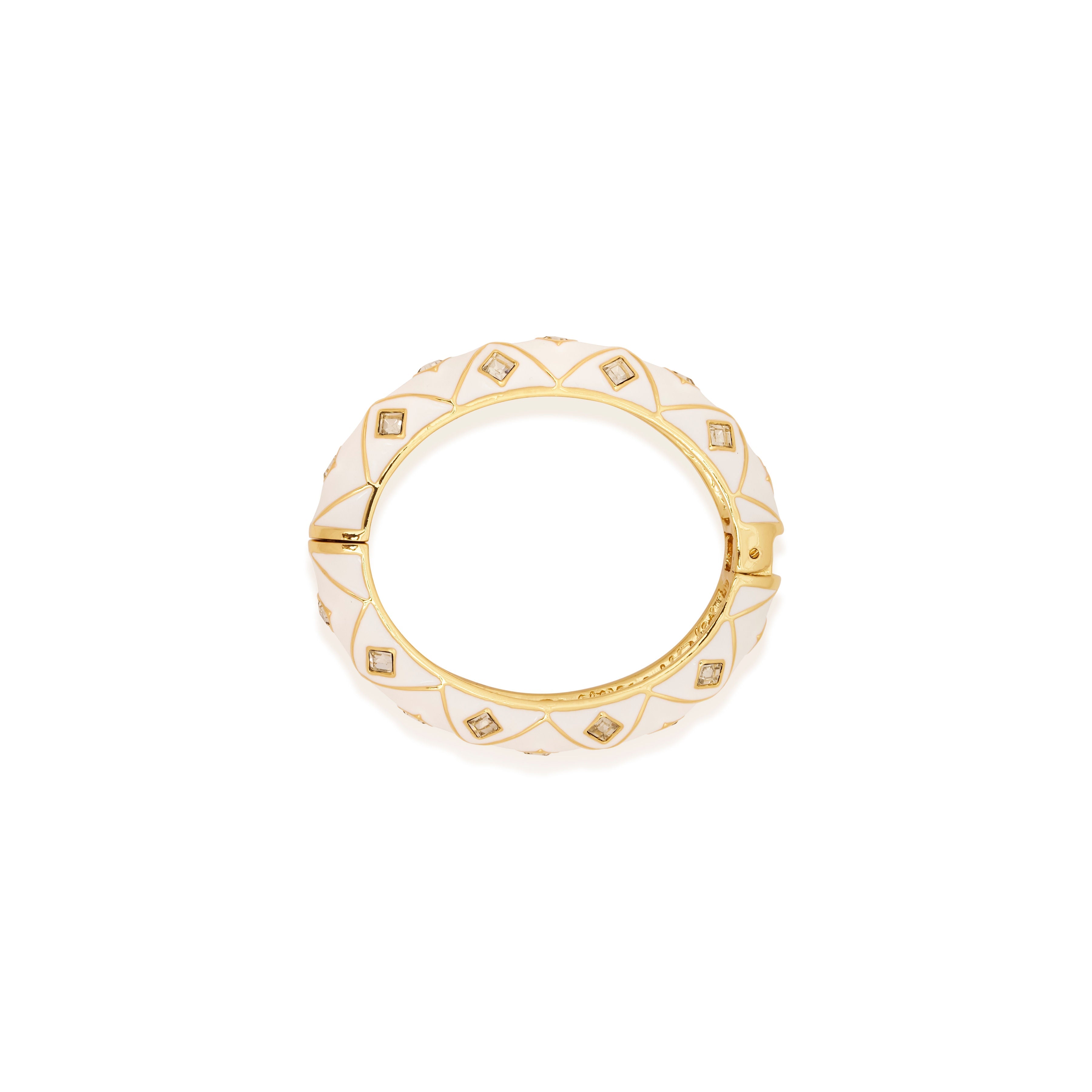Crystal Diamonds Bangle Bracelet