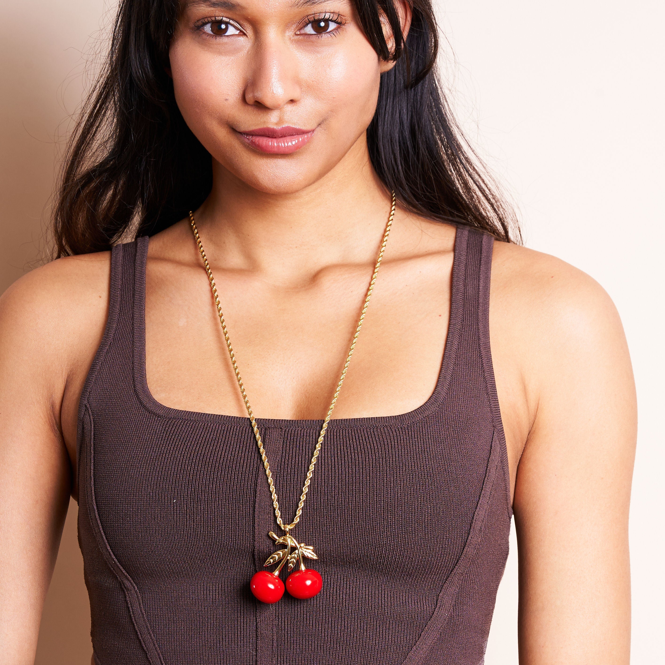 Cherry Pendant Necklace