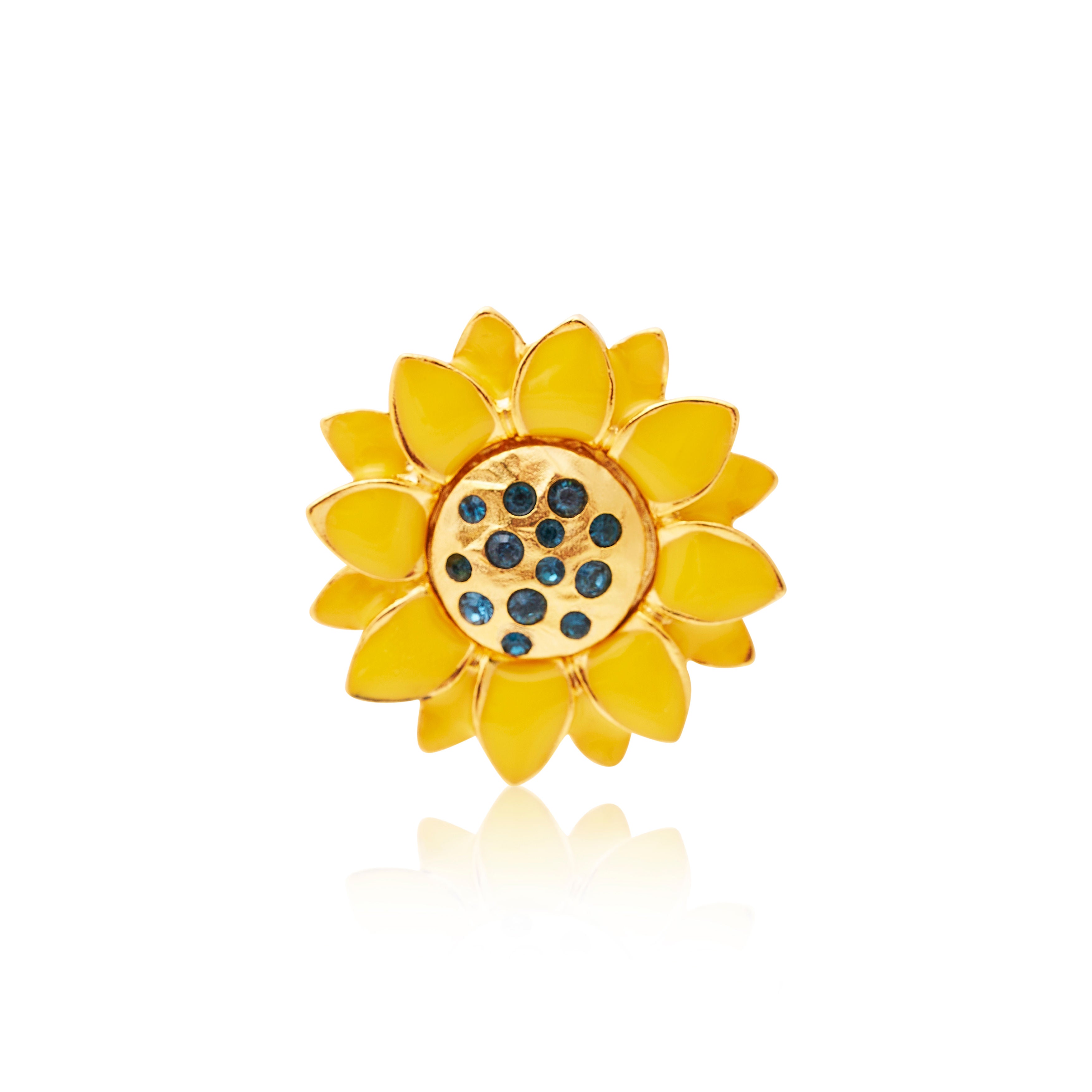 Sunflower Pierced Earrings