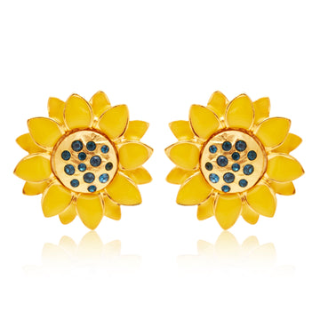 Sunflower Pierced Earrings