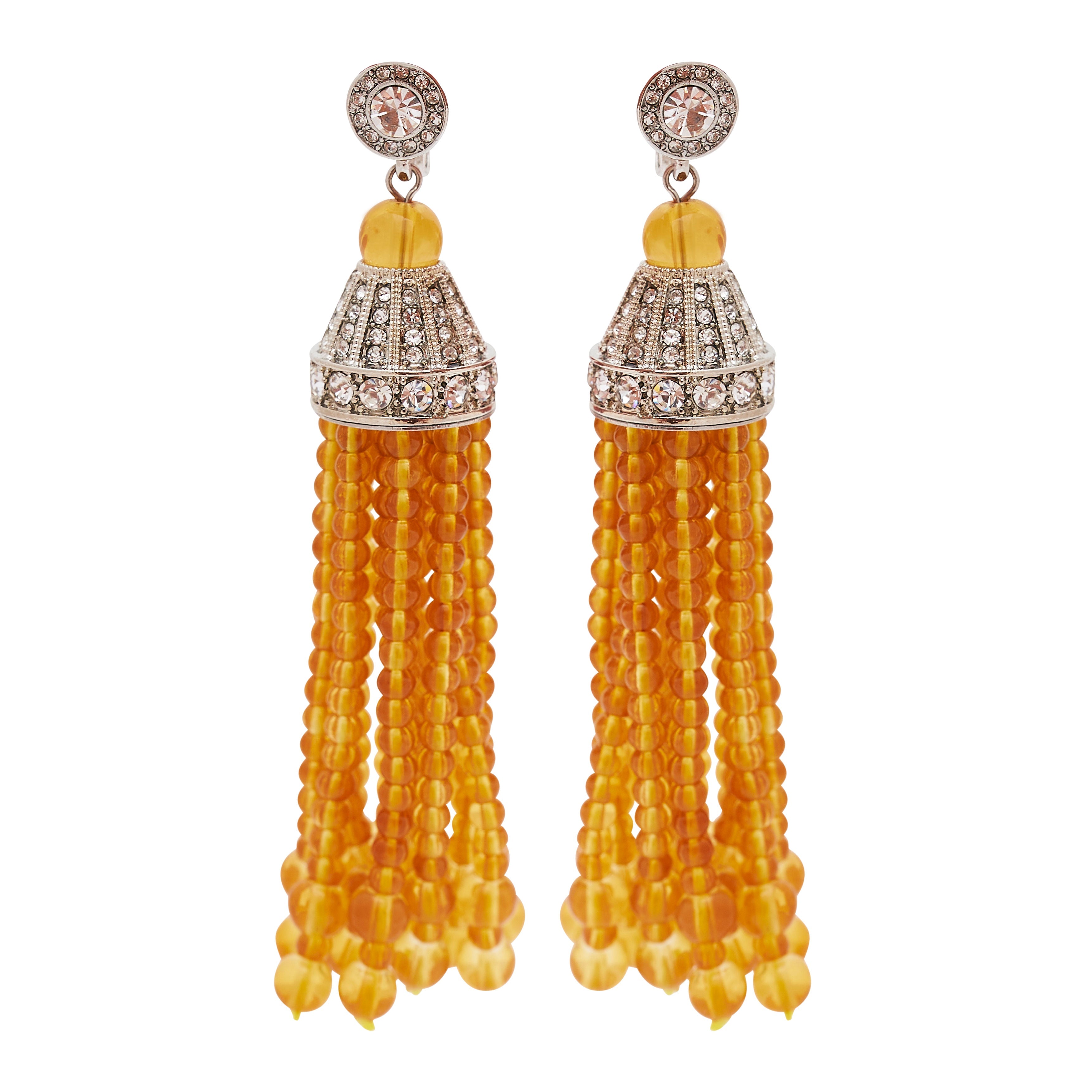 Cascade Drop Clip-On Earrings