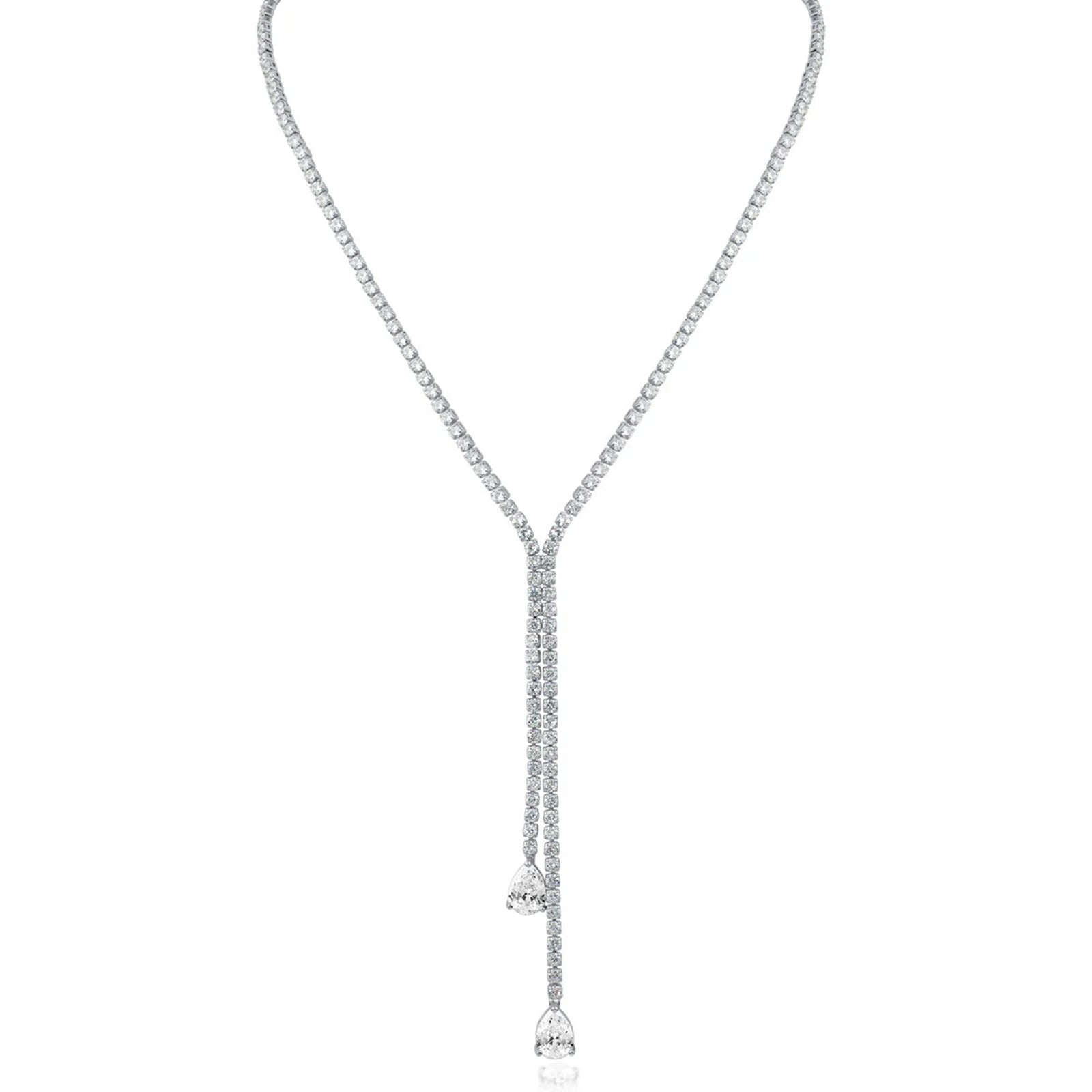 Double Drop Y-Necklace
