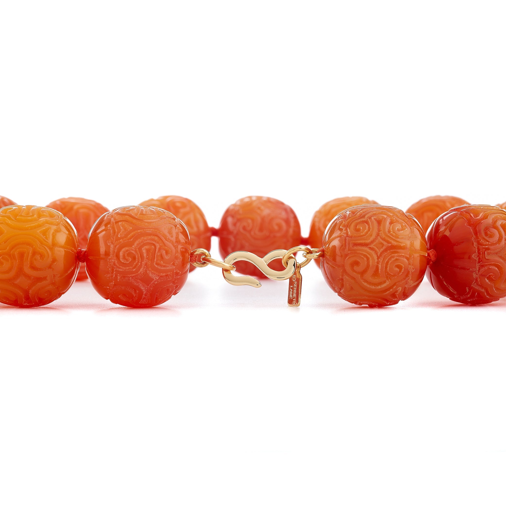 Vintage Amber Bead Necklace