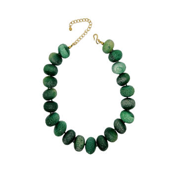 Vintage Jade Bead Necklace
