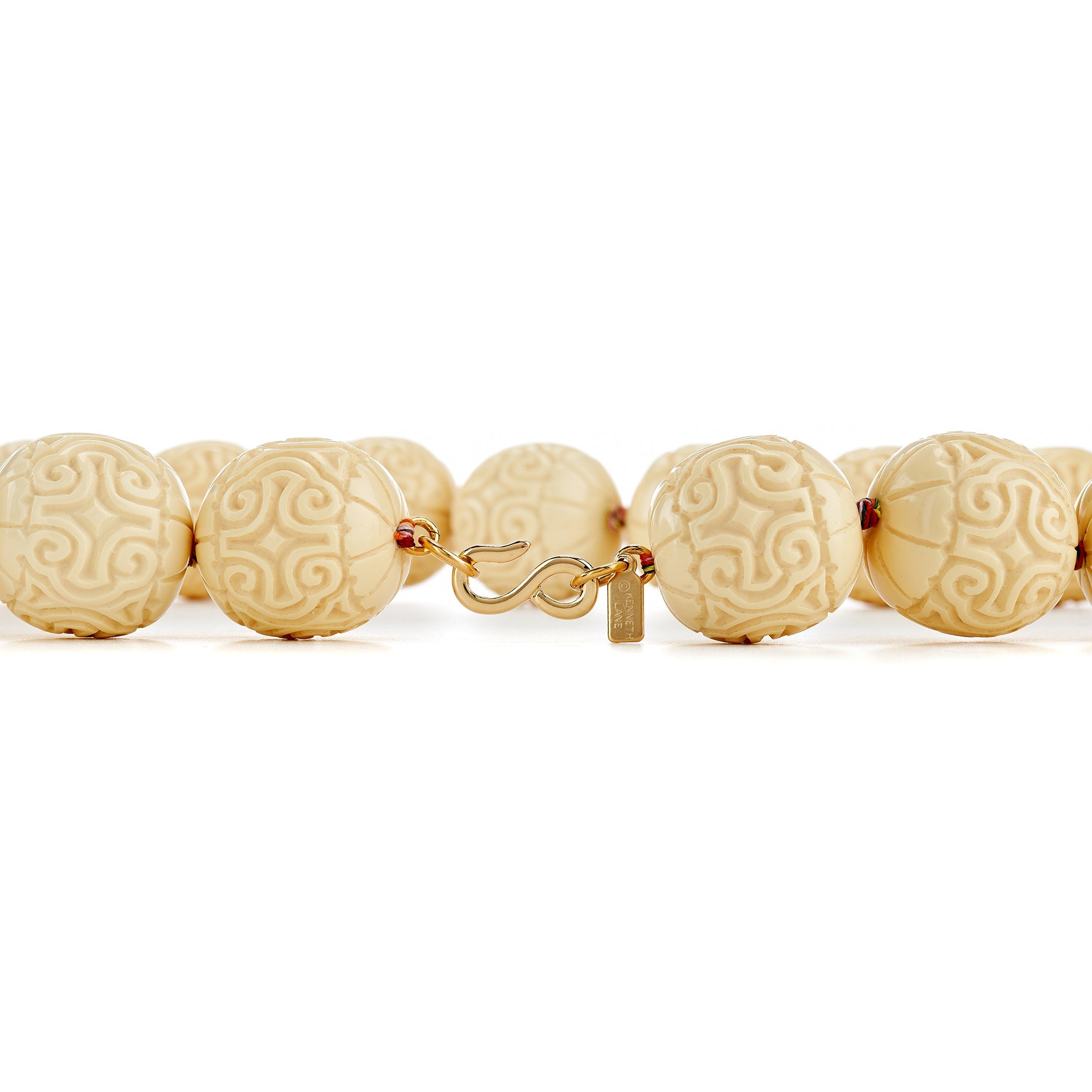 Vintage Ivory Bead Necklace